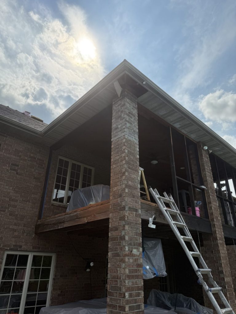 Dallas-area home during a job