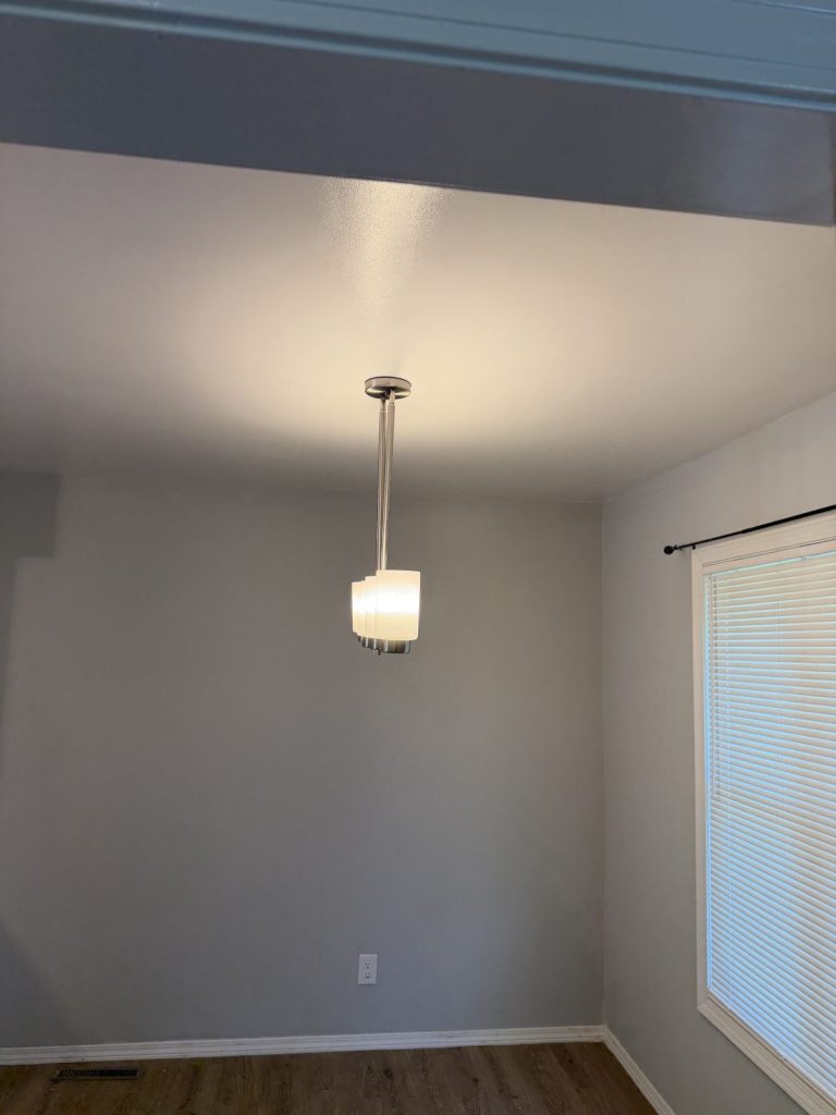 Empty residential room ready for move-in