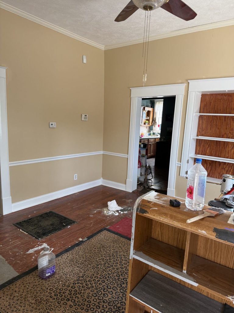 Residential room cleared during a Legend Movers job